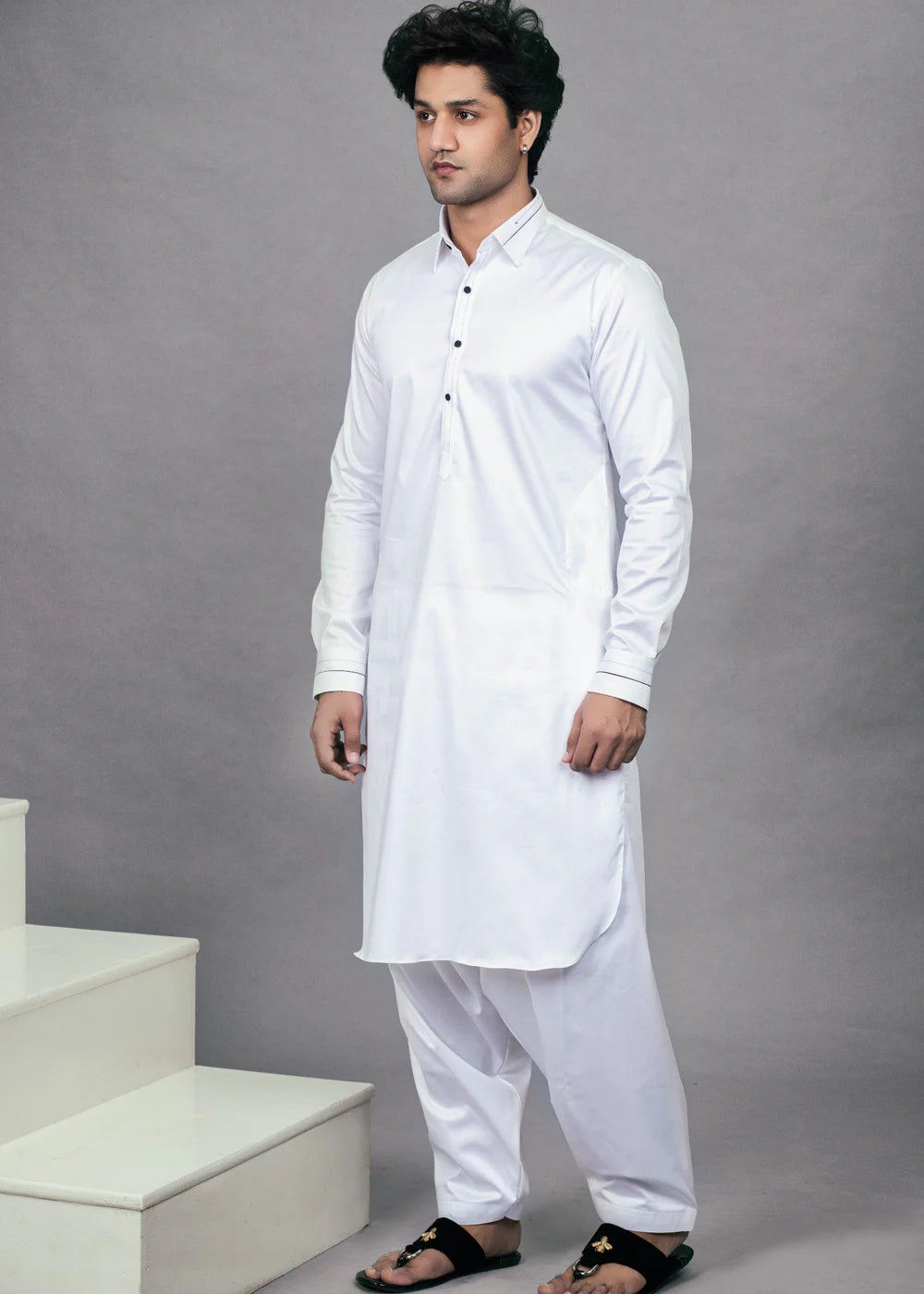 white shalwar kameez